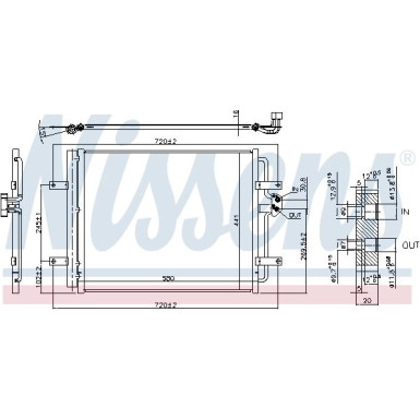 940584 Kondensator, Klimaanlage
