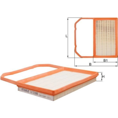 LX 3306 Luftfilter