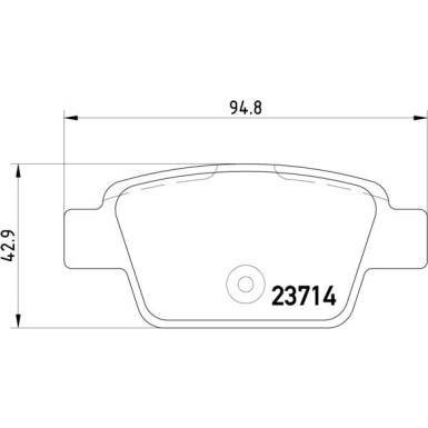 Hella | Bremsbelagsatz, Scheibenbremse | 8DB 355 018-851