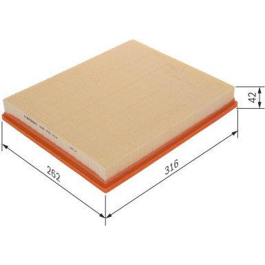 BOSCH F 026 400 014 Luftfilter BOSCH F 026 400 014 Luftfilter