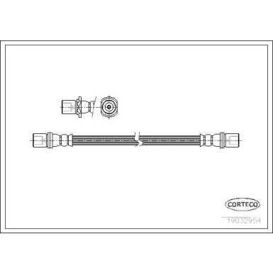 Corteco | Bremsschlauch | 19032954