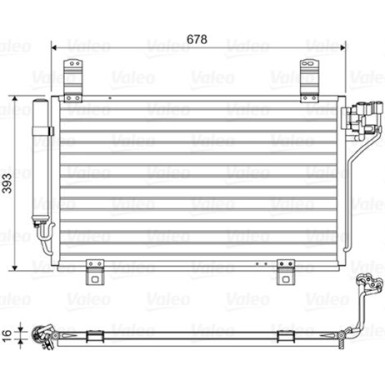 Valeo | Kondensator, Klimaanlage | 814048
