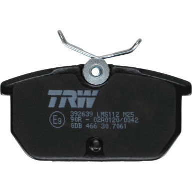 TRW Bremsbelagsatz, Scheibenbremse GDB466