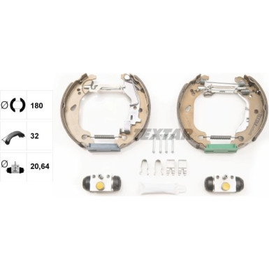 Textar Bremsbackensatz Shoe Kit Pro 84054400 Textar Bremsbackensatz Shoe Kit Pro 84054400