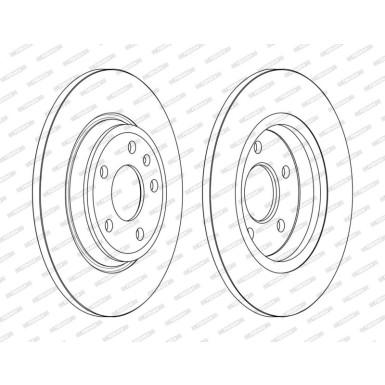 Ferodo | Bremsscheibe | DDF2599C