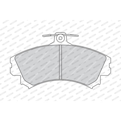 Ferodo | Bremsbelagsatz, Scheibenbremse | FDB1738