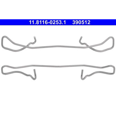 ATE | Feder, Bremssattel | 11.8116-0253.1