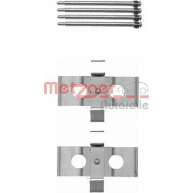 109-1635 Zubehörsatz, Scheibenbremsbelag