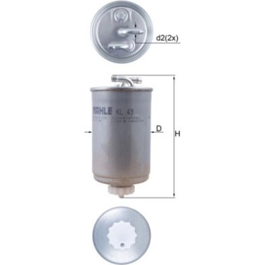 KL 43 Kraftstofffilter