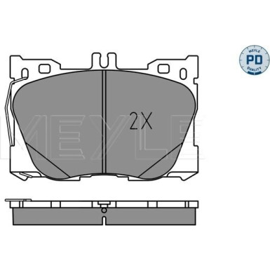Meyle Bremsbelagsatz, Scheibenbremse MEYLE-PD: Advanced performance and design 025 225 8618/PD