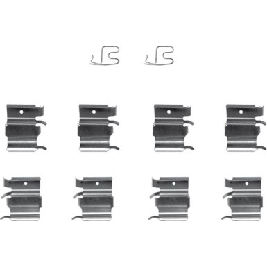 BOSCH | Zubehörsatz, Scheibenbremsbelag | 1 987 474 381