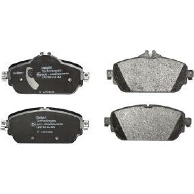 Delphi Bremsbelagsatz, Scheibenbremse LP2764