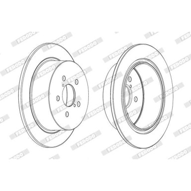 Ferodo | Bremsscheibe | DDF1903C Ferodo | Bremsscheibe | DDF1903C