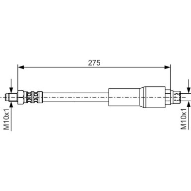BOSCH | Bremsschlauch | 1 987 476 649