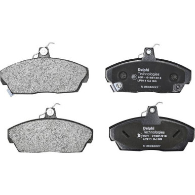 LP911 Bremsbelagsatz, Scheibenbremse