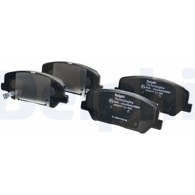 Delphi | Bremsbelagsatz, Scheibenbremse | LP2477 Delphi | Bremsbelagsatz, Scheibenbremse | LP2477