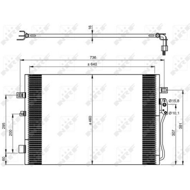 350087 Kondensator, Klimaanlage EASY FIT