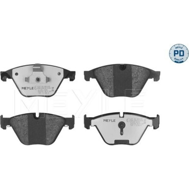 025 246 8820/PD Bremsbelagsatz, Scheibenbremse MEYLE-PD: Advanced performance and design.
