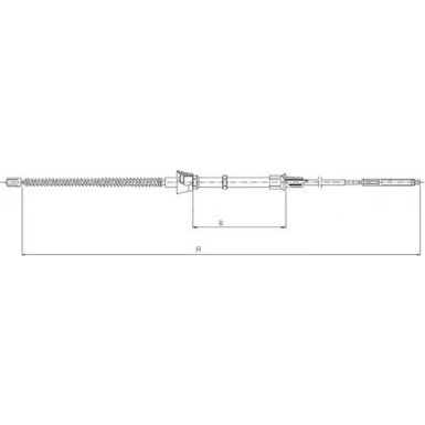 44004300 Seilzug, Feststellbremse