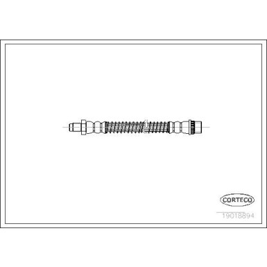 Corteco | Bremsschlauch | 19018894