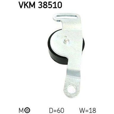 VKM 38510 Riemenspanner, Keilrippenriemen