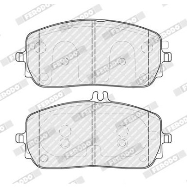 Ferodo | Bremsbelagsatz, Scheibenbremse | FDB5179