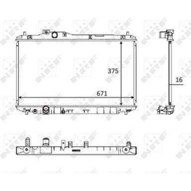 58537 Kühler, Motorkühlung