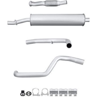 Hella | Endschalldämpfer | 8LD 366 028-011