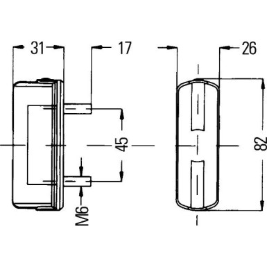 2KA 997 011-001 Kennzeichenleuchte
