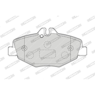 Ferodo | Bremsbelagsatz, Scheibenbremse | FDB1414