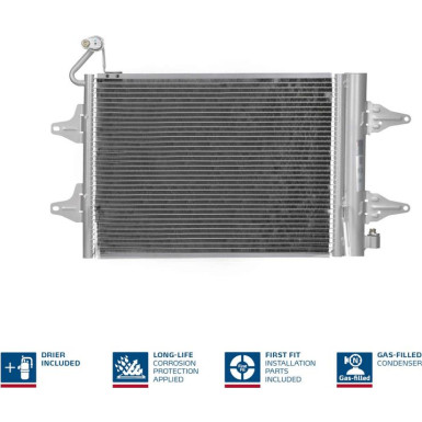 94628 Kondensator, Klimaanlage ** FIRST FIT **
