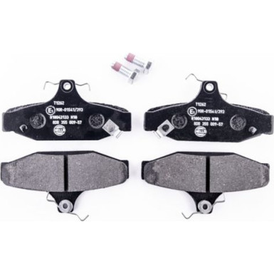 Hella | Bremsbelagsatz, Scheibenbremse | 8DB 355 009-571