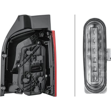 Hella 2 x HELLA Heckleuchte 2SK 010 318-091
