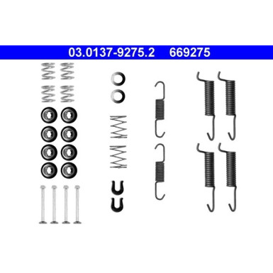03.0137-9275.2 Zubehörsatz, Feststellbremsbacken