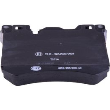 Hella | Bremsbelagsatz, Scheibenbremse | 8DB 355 020-431