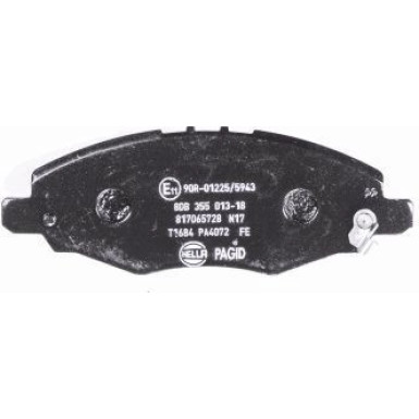 Hella Pagid | Bremsbelagsatz, Scheibenbremse | 8DB 355 013-181