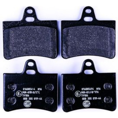 Hella | Bremsbelagsatz, Scheibenbremse | 8DB 355 019-441