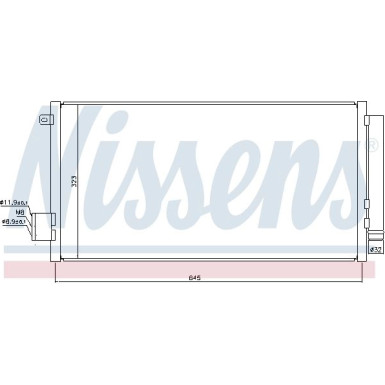 940395 Kondensator, Klimaanlage ** FIRST FIT **
