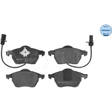Meyle Bremsbelagsatz, Scheibenbremse MEYLE-ORIGINAL: True to OE 025 230 1820/W Meyle Bremsbelagsatz, Scheibenbremse MEYLE-ORIGINAL: True to OE 025 230 1820/W