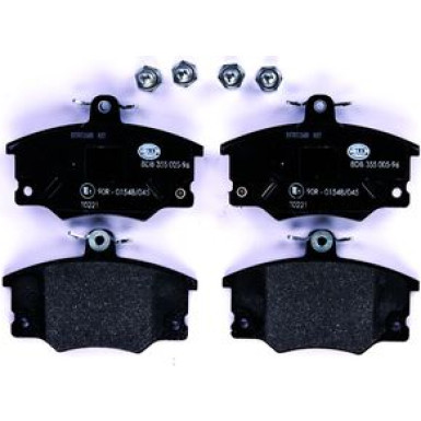 Hella | Bremsbelagsatz, Scheibenbremse | 8DB 355 005-961
