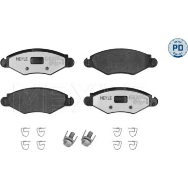 025 235 9718/PD Bremsbelagsatz, Scheibenbremse MEYLE-PD: Advanced performance and design.