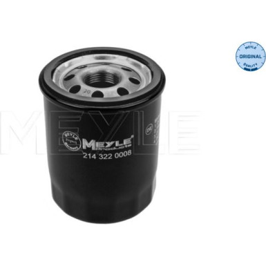 214 322 0008 Ölfilter MEYLE-ORIGINAL: True to OE. 214 322 0008 Ölfilter MEYLE-ORIGINAL: True to OE.