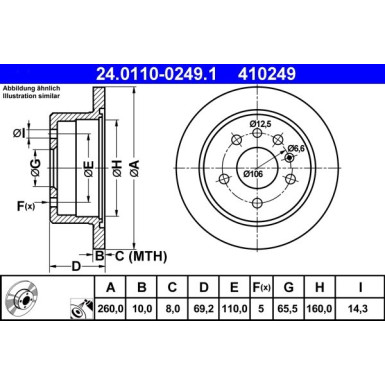 24.0110-0249.1 Bremsscheibe