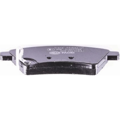 Hella Pagid | Bremsbelagsatz, Scheibenbremse | 8DB 355 012-511