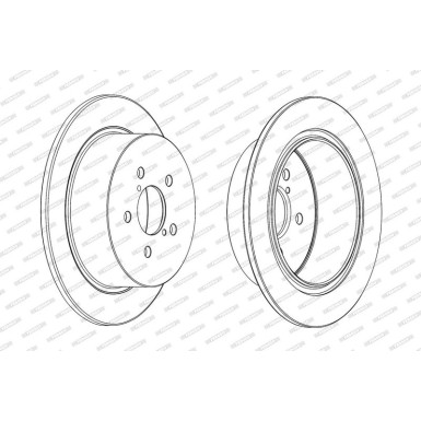 Ferodo | Bremsscheibe | DDF1903C