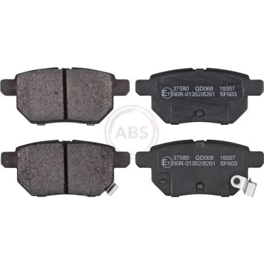 37580 Bremsbelagsatz, Scheibenbremse