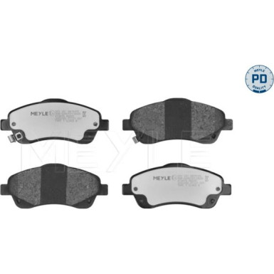 025 237 6819/PD Bremsbelagsatz, Scheibenbremse MEYLE-PD: Advanced performance and design.