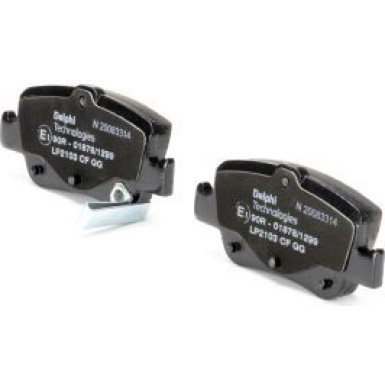 Delphi Bremsbelagsatz, Scheibenbremse LP2103