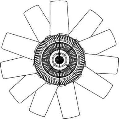 CFF 490 000P Lüfter, Motorkühlung BEHR *** PREMIUM LINE ***