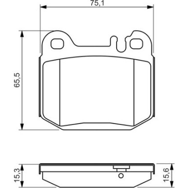 0 986 494 410 Bremsbelagsatz, Scheibenbremse